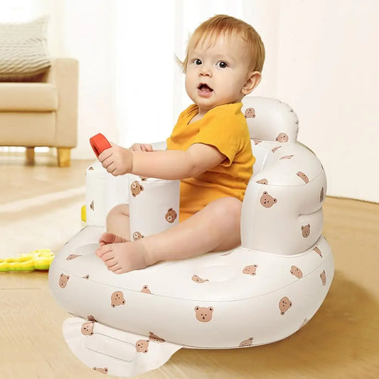 BabyComfort® – Sofá Inflable Ergonómico para Bebés 👶🛋️