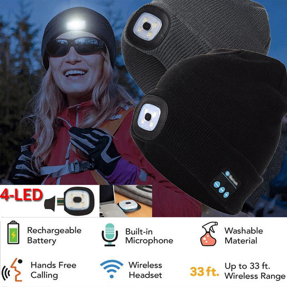 Luminox Pro - Gorro con tecnología Led y bluetooth