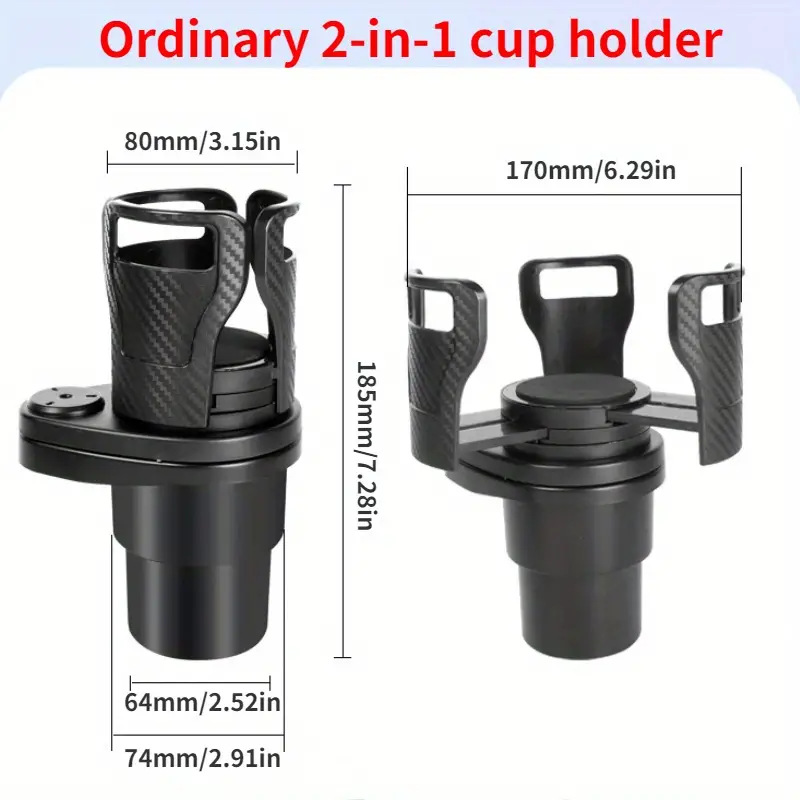 SafeComfort DuoCup™ – Porta Vasos & Snack Holder 360°